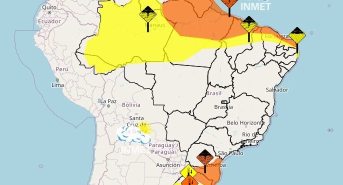 Alerta de Chuvas Intensas e Risco de Tempestades no RN