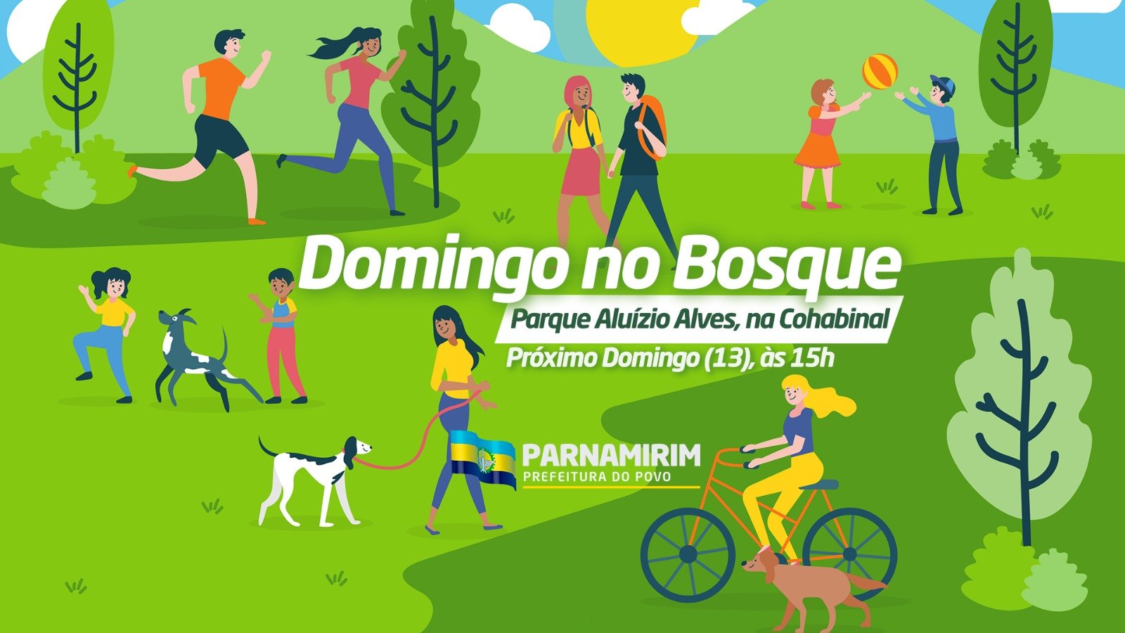 Parnamirim terá Domingo no Bosque no próximo domingo (13)