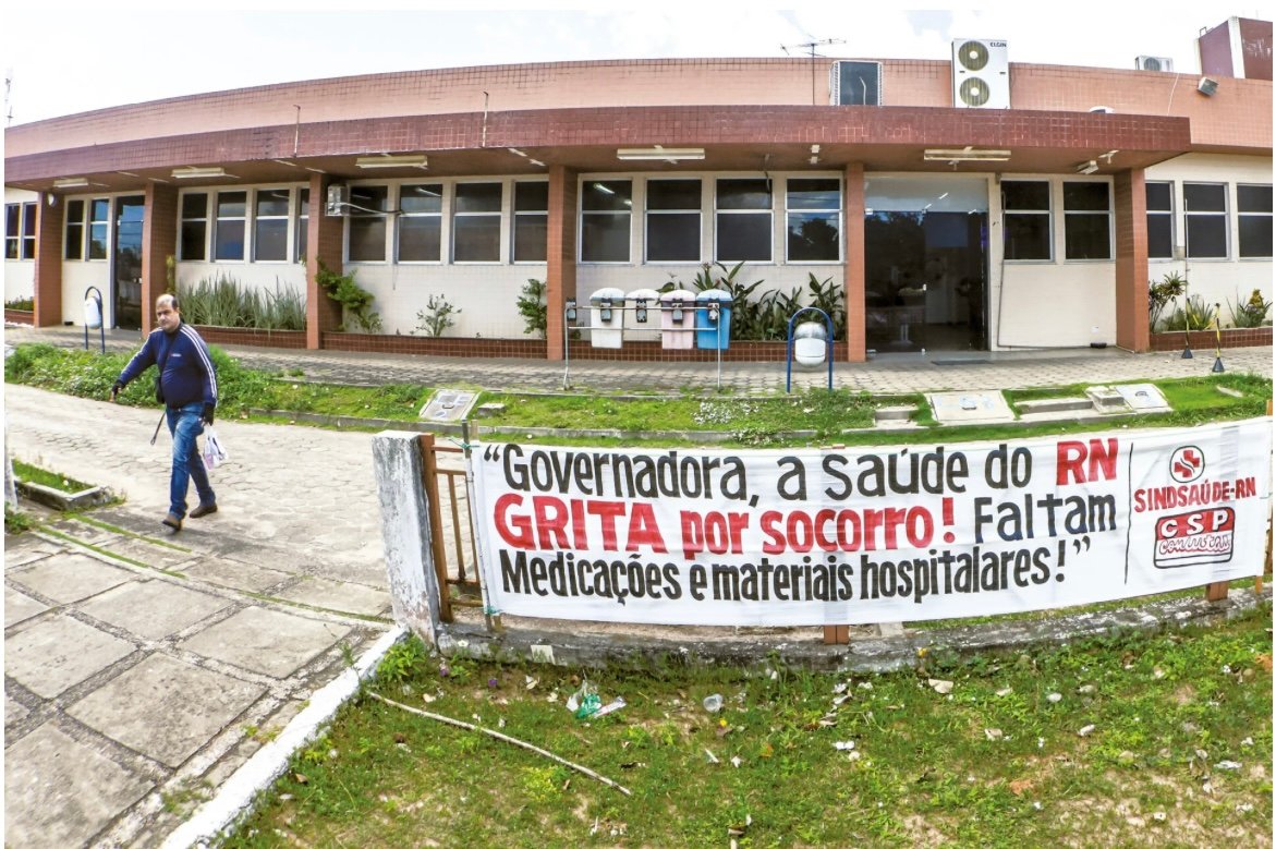 Sindsaúde critica desabastecimento em hospitais da rede estadual