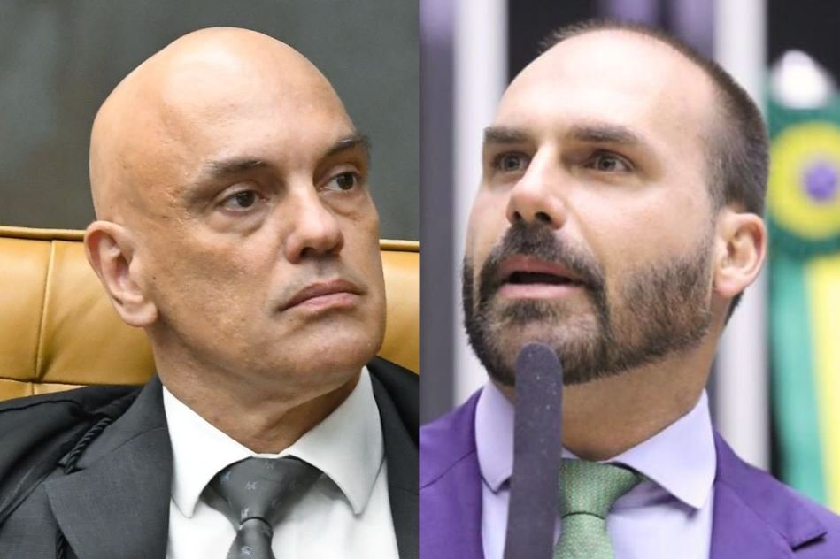 Moraes diz que Eduardo Bolsonaro está no exterior para fugir da lei e determina notificação de denúncia por edital