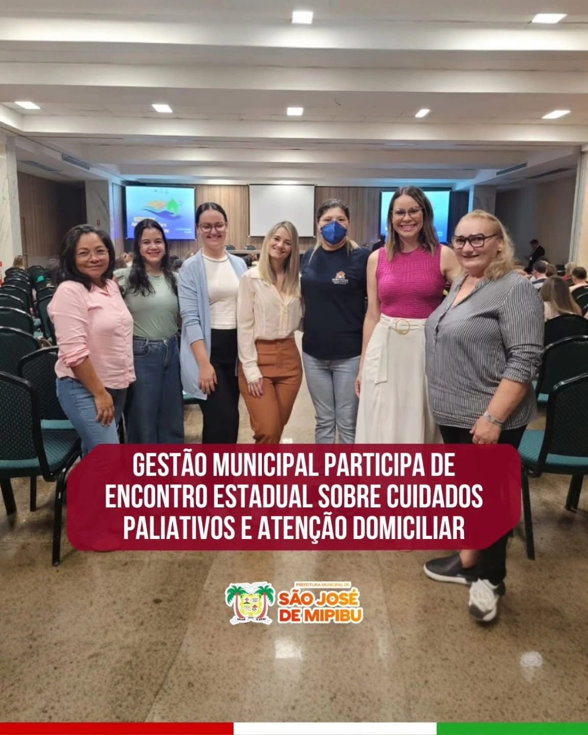 Equipe do SAD de São José de Mipibu participa de encontro estadual sobre Atenção Domiciliar e Cuidados Paliativos