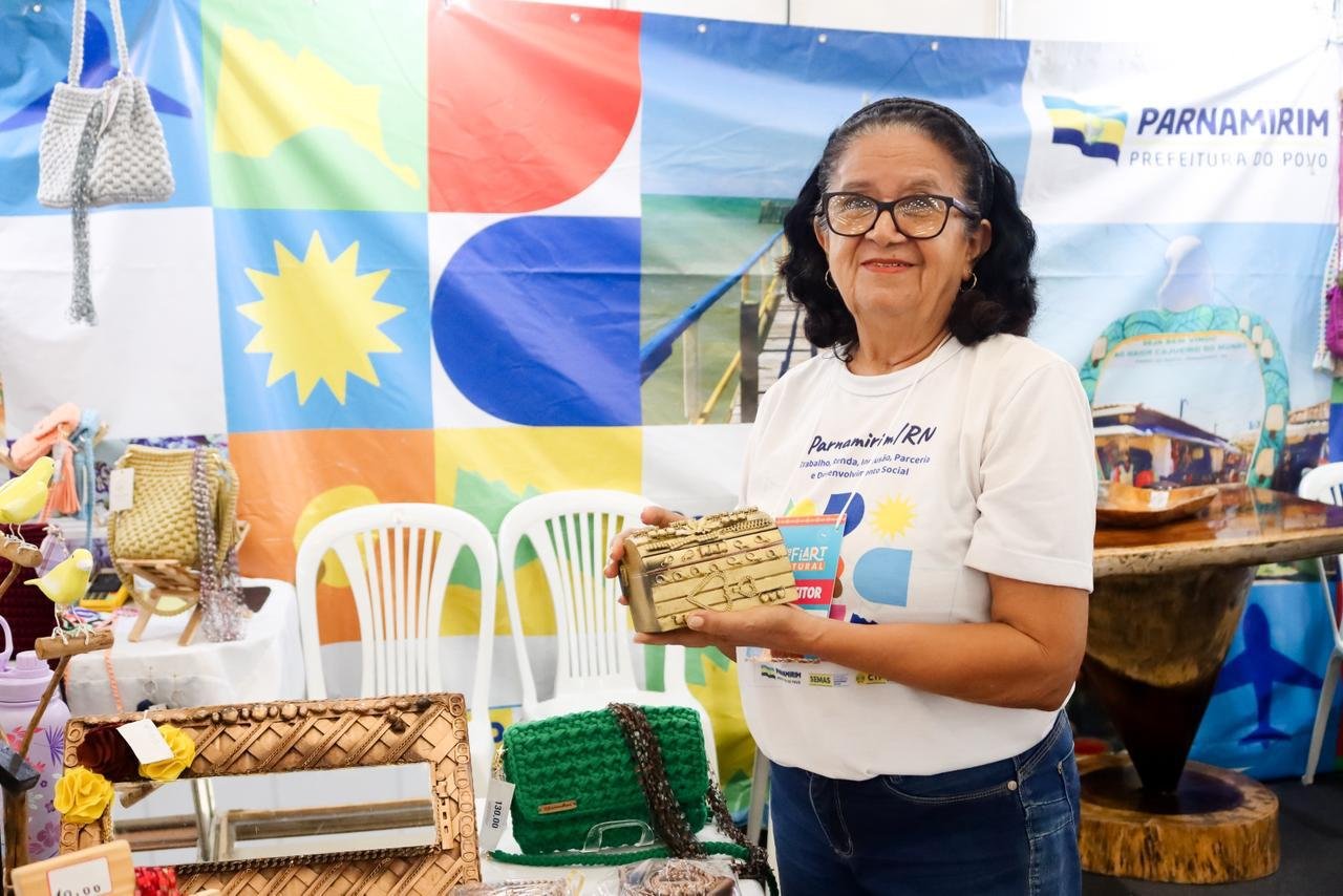 Artesãs cadastradas em Parnamirim participam da 31ª Fiart, em Natal