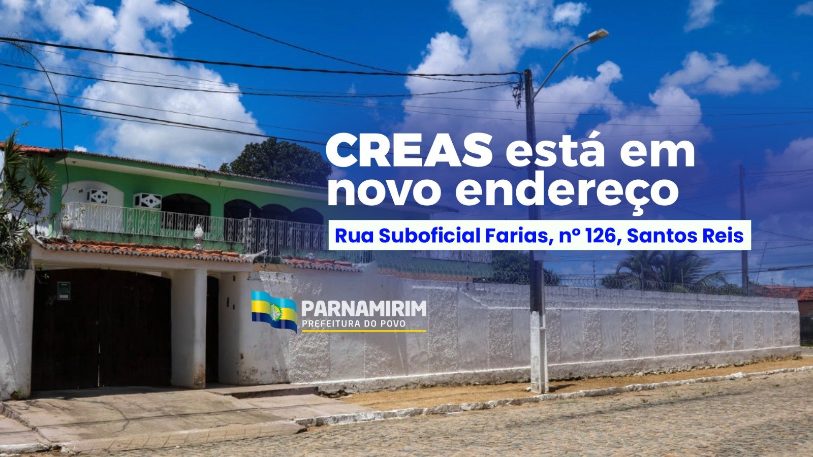 CREAS está em novo endereço