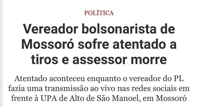 “Isso não é criminalidade comum. Isso é terrorismo”, diz Flávio Bolsonaro sobre atentado sofrido pelo vereador Cabo Deyvison em Mossoró