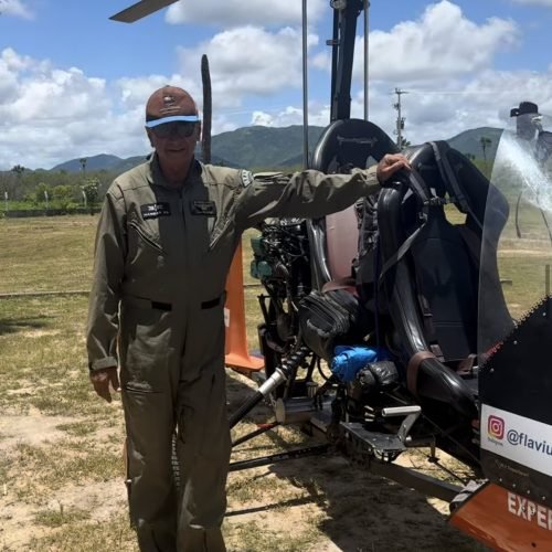 Queda de girocóptero no RN: piloto e aeronave estavam regulares